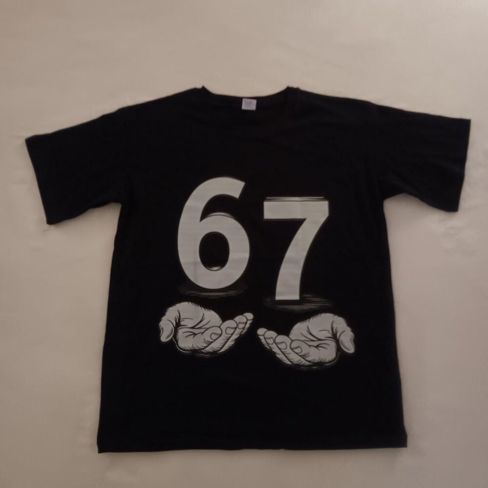 Kids "67" Black and White T-shirt